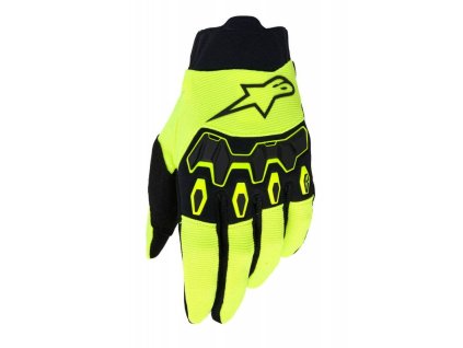 Rukavice FULL BORE V2, ALPINESTARS (žlutá fluo/černá) 2026 (Velikost 2XL)