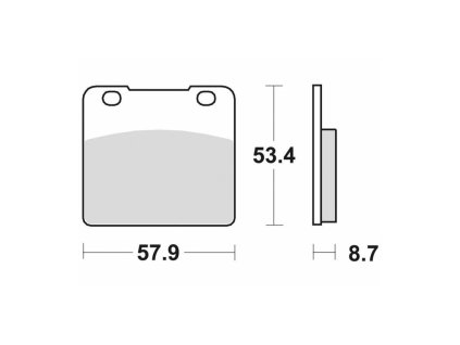 brzdove desticky braking semi metalicka smes sm1 2 ks v baleni