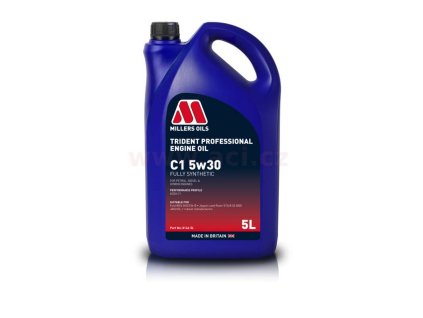 millers oils motorovy olej plne synteticky trident professional c1 5w30 5l