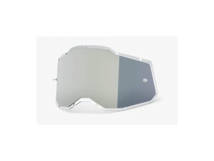 Plexi Injected Racecraft 2/Accuri 2/Strata 2, 100% (stříbrné chrom, Anti-fog)