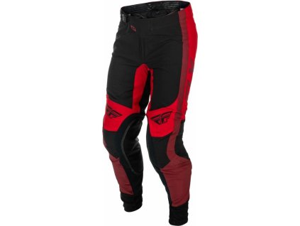 Kalhoty LITE, FLY RACING - USA 2026 (černá/červená) (Velikost 30)