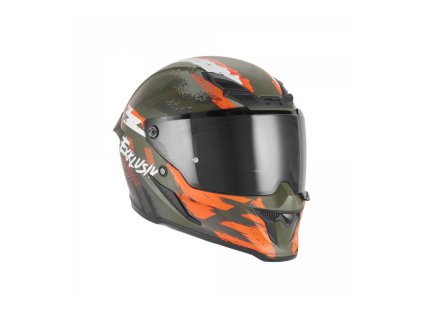 Přilba GOLIATH CUT´D, NOX EXKLUSIV (khaki matná, oranžová) 2026 (Velikost XS)