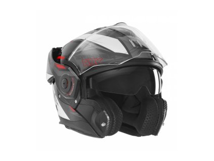 Přilba SPINNER, NOX PREMIUM (černá,bílá,červená) 2026 (Velikost XS)