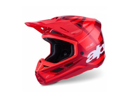 Přilba SUPERTECH S-M7 CORE, ALPINESTARS (červená) 2026 (Velikost L)