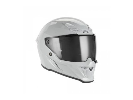 Přilba GOLIATH, NOX EXKLUSIV (šedo-bílá) 2026 (Velikost XS)