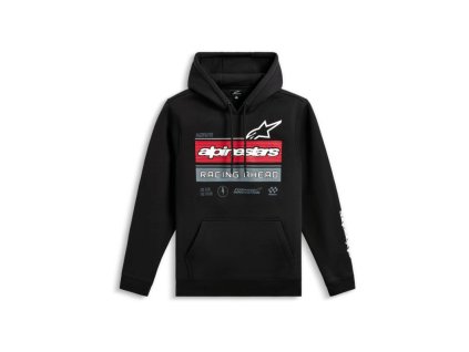 Mikina HARKEN HOODIE, ALPINESTARS (černá) (Velikost S)