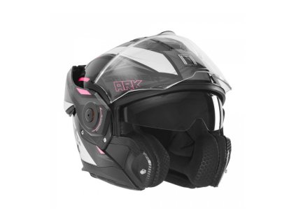 Přilba SPINNER, NOX PREMIUM (černá,bílá,růžová) 2026 (Velikost XS)
