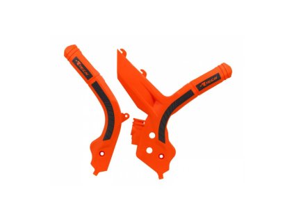 protektory ramu ktm rtech sada oranzovo cerne