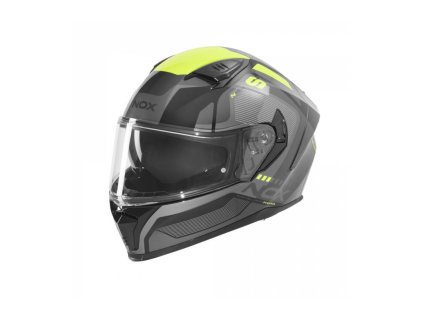 Přilba N402 MENTOR, NOX (černá, žlutá fluo) 2026 (Velikost XS)