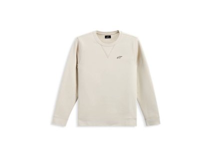 Mikina POSITIVE CREW, ALPINESTARS (bílá off white) (Velikost M)