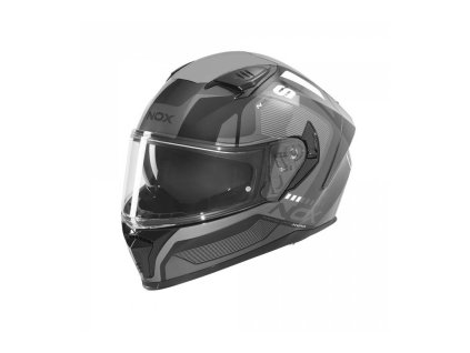 Přilba N402 MENTOR, NOX (černá, bílá) 2026 (Velikost XS)