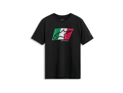 Triko GLOBAL CSF, ALPINESTARS (černá/zelená/bílá/červená) (Velikost M)