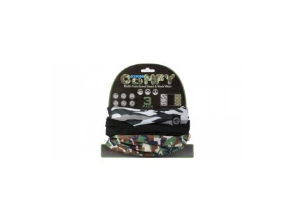 Nákrčníky Comfy Camo, OXFORD (sada 3 ks)