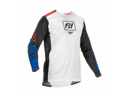 Dres LITE, FLY RACING - USA 2022 (červená/bílá/modrá)