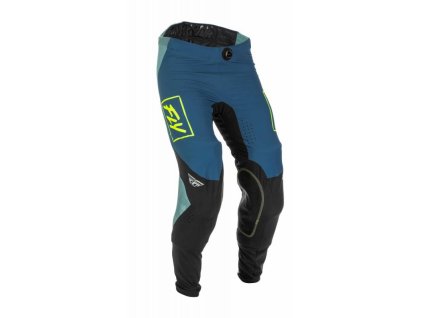 Kalhoty LITE, FLY RACING - USA 2022 (šedá/tyrkysová/hi-vis)