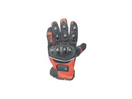 Moto rukavice XMOTOS pro dospělé - černo/oranžové