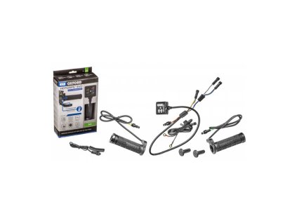 Gripy vyhřívané HOTGRIPS EVO Thermistor ATV, OXFORD (vč. ohřevu palce plynové páčky a samostatné regulace ohřevu páčky)
