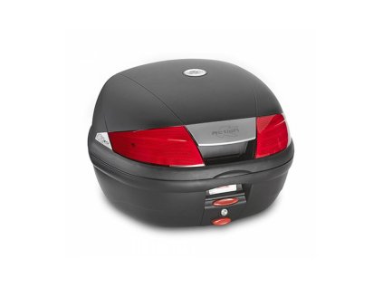 K35N MONOLOCK topcase, KAPPA (35L, černý nelakovaný + červená odrazka)