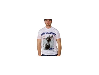 Triko BROTHER GUYS TEE krátký rukáv, 101 RIDERS bílé