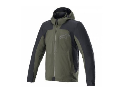 Bunda STRATOS 2 TECHSHELL DRYSTAR, ALPINESTARS (zelená/černá)