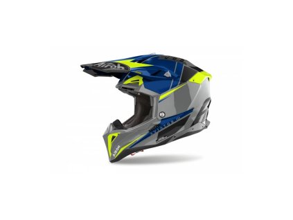 Přilba AVIATOR 3 Push, AIROH (modrá) 2025