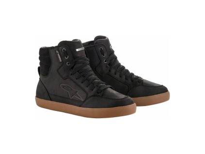 Boty J-6 WATERPROOF, ALPINESTARS (černá/guma) 2025