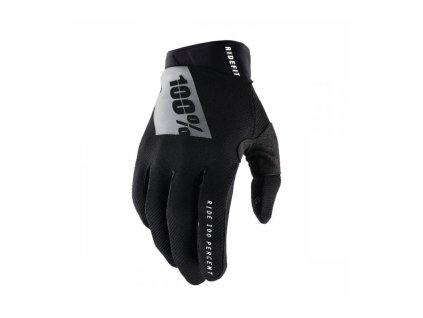 Rukavice RIDEFIT, 100% - USA (černá)