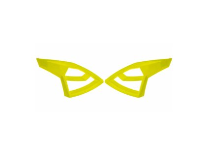 čelní kryty vrchní ventilace pro přilby Cross Pro 2, CASSIDA (žlutá fluo)