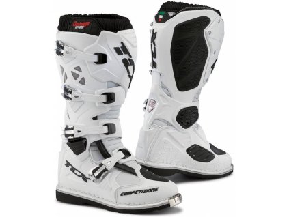 Moto boty TCX COMP EVO Bílé
