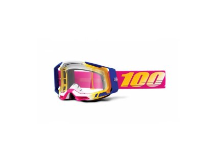 RACECRAFT 2, 100% brýle MISSION, čiré plexi