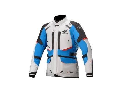 Bunda ANDES DRYSTAR HONDA kolekce, TECH-AIR 5 kompatibilní, ALPINESTARS (světle šedá/černá/modrá/červená) 2025
