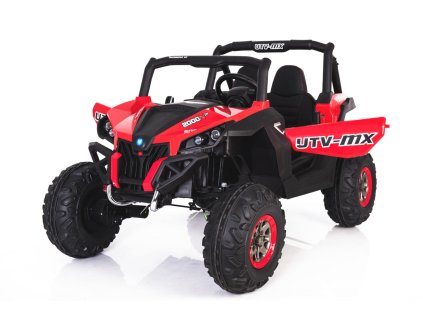 110724 elektricke auticko new rsx cervene pohon 4x4 2x 12v eva kolesa siroke dvojmiestne sedadlo kluc na startovanie 2 4 ghz do 4x motor dvojmiestne usb sd karta