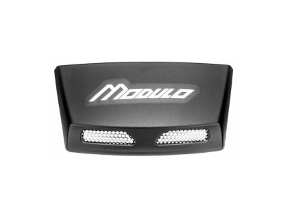 Zadní kryty ventilace pro přilby Modulo 2.0, CASSIDA (černá matná, vč. bílého loga)