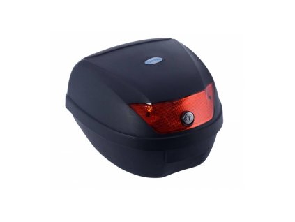 Kufr Top Case plast, OXFORD - Anglie (černý nelakovaný, objem 30 l)