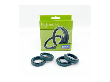 Simeringy do přední vidlice (MARZOCCHI 35 mm, 4 ks), SKF (zelené)