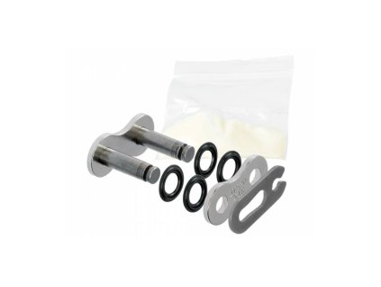 Spojka řetězu 520X1R, JT CHAINS (barva stříbrná, rozpojovací, typ SPRING)