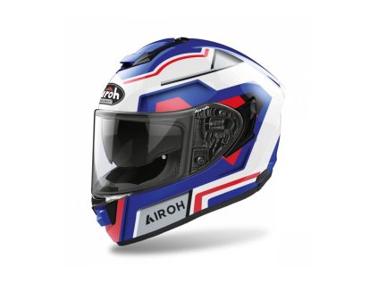 Přilba ST.501 Square, AIROH (lesklá modrá/červená) 2022