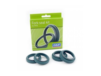 Simeringy do přední vidlice (MARZOCCHI 38 mm, 4 ks), SKF (zelené)