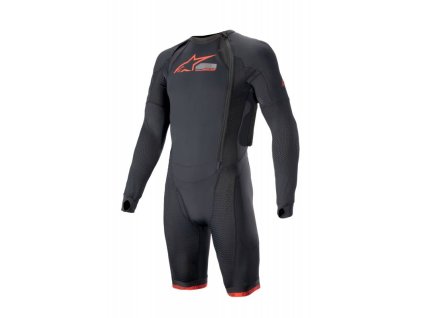 Vnější vrstva airbagové vesty TECH-AIR®10, ALPINESTARS (černá/červená/šedá, standardní provedení s krátkými nohavicemi)