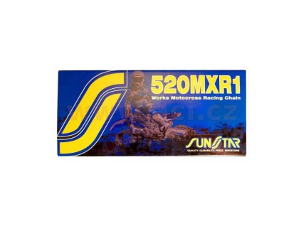 řetěz 520MXR1, SUNSTAR (bezkroužek, barva zlatá, 106 článků)