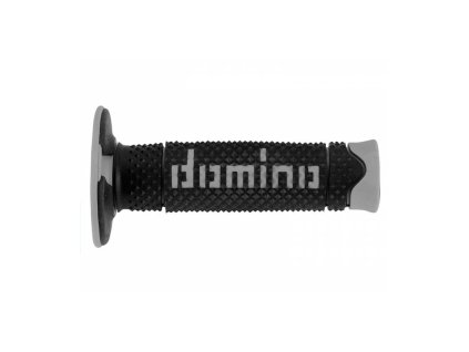 Gripy A260 (offroad) délka 120 mm, DOMINO (černo-šedé)