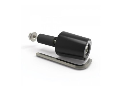 Závaží řídítek Bar Ends 3 s redukcí pro vnitřní průměr 13 a 18 mm (vnější 22 a 28,6 mm), OXFORD (černé, pár)