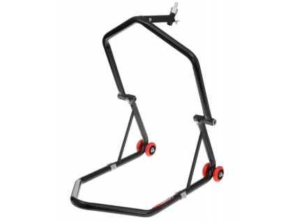 Stojan na motocykl přední (do brýlí) / zadní, Q-TECH (černý)
