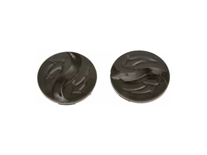 Víčka plexi pro přilby EVO, CASSIDA - ČR (černé, pár)