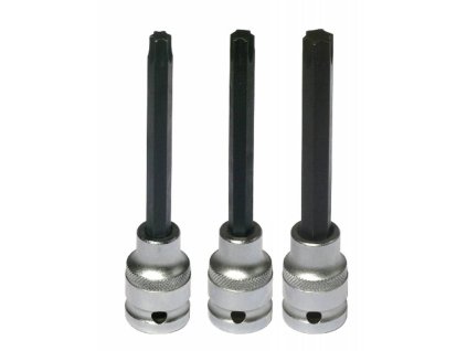 Sada torx prodloužených hlavic pro 1/2" ráčnu, BIKESERVICE