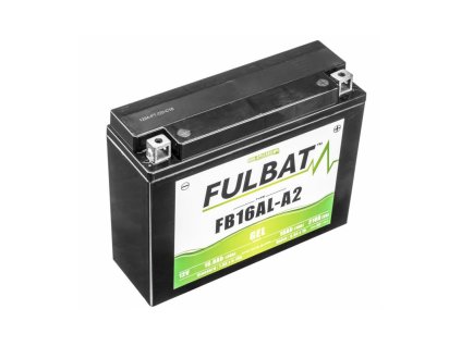 Baterie 12V, YB16AL-A2 GEL, 12V, 16Ah, 210A, bezúdržbová GEL technologie 205x70x162 FULBAT (aktivovaná ve výrobě)