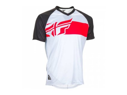 Dres ACTION ELITE, FLY RACING - USA (šedá/červená/černá)