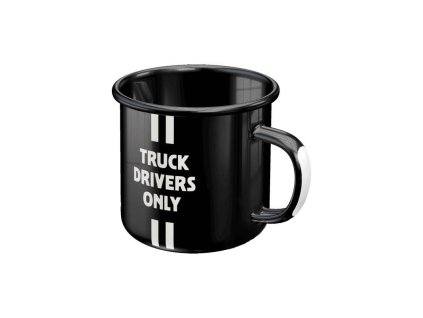 Hrnek ENAMEL DAIMLER TRUCK DRIVEER - plecháček