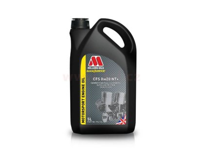 MILLERS OILS motorový olej plně syntetický s nanočásticemi - PAO, 3ester Motorsport CFS 0w20 NT+ 5l