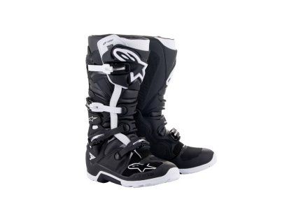 Boty TECH 7 ENDURO DRYSTAR, ALPINESTARS (černá/bílá)